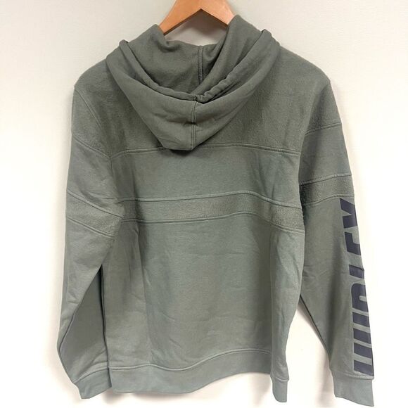 Hurley Highroads Fleece army green sweatshirt Size XS - Picture 5 of 9